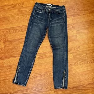 Madewell Ankle Zip Cropped Jeans - Size 25